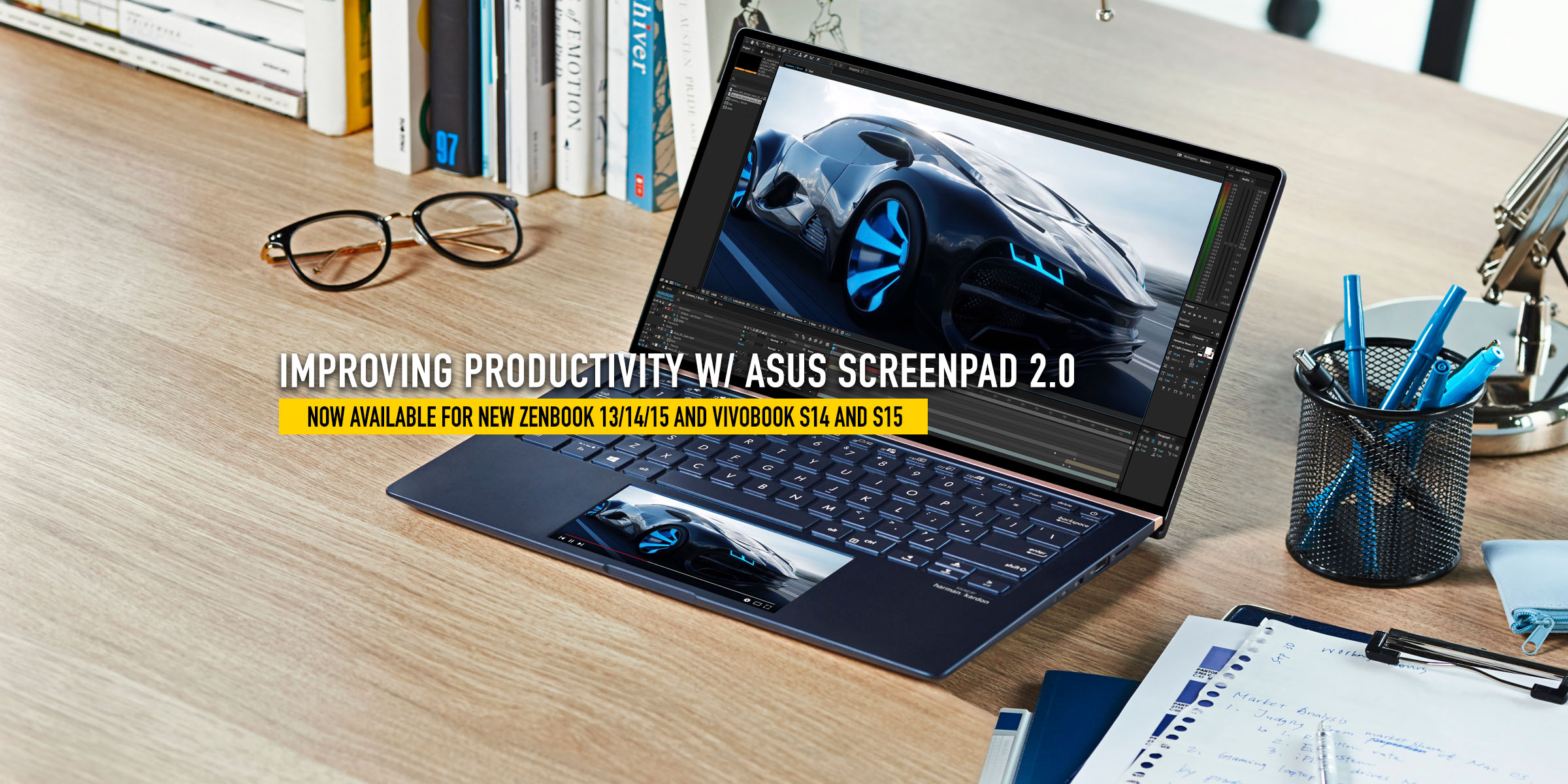 Не работает screenpad asus zenbook